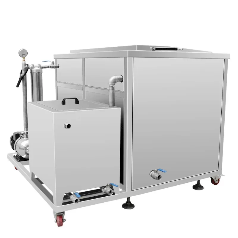 Selected Good Items Industrial Ultrasonic Cleaner With Oil Filter System For Spare Parts Engine Hub CR-360G 135L 28KHZ 40KHZ