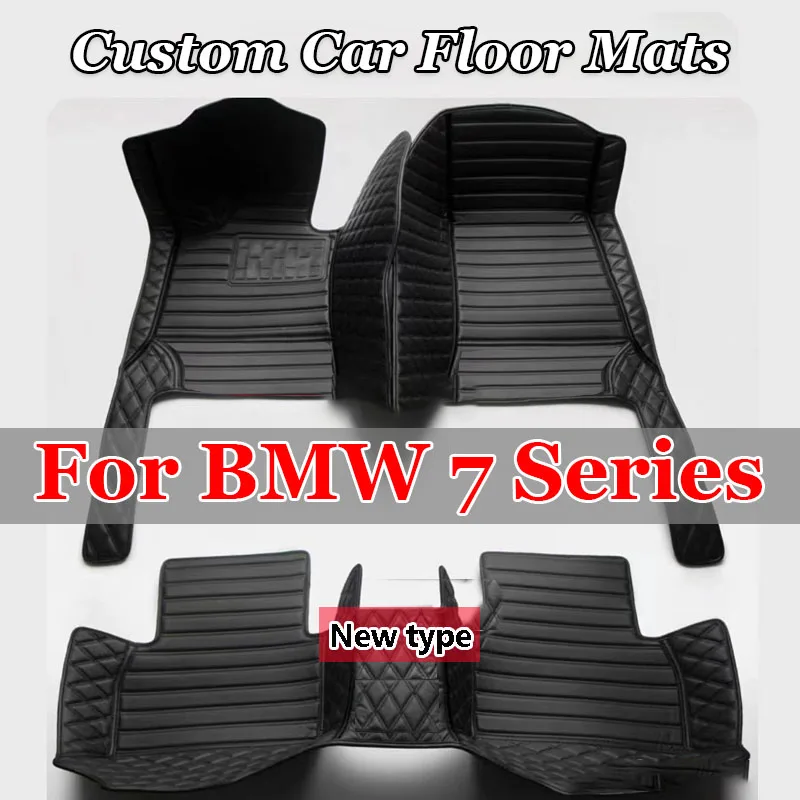

Car Floor Mats For BMW 7 Series E65 2001~2008 Anti-dirt Leather Mat Carpets Rugs Protective Pad Car Accessories Interior Parts