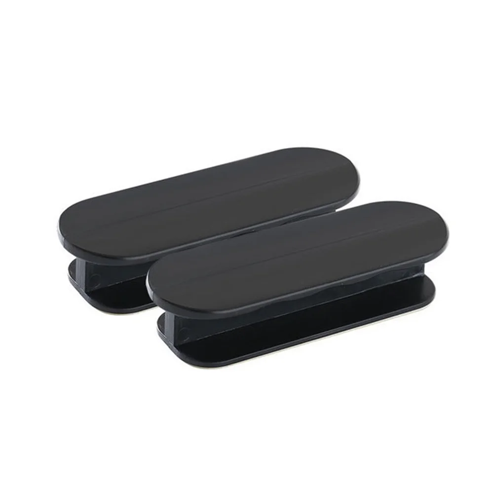 Wardrobe Pulls Cabinet Handles 2PCS ABS Material Creative Door Furniture Modern Style Punch-free Self-adhesive