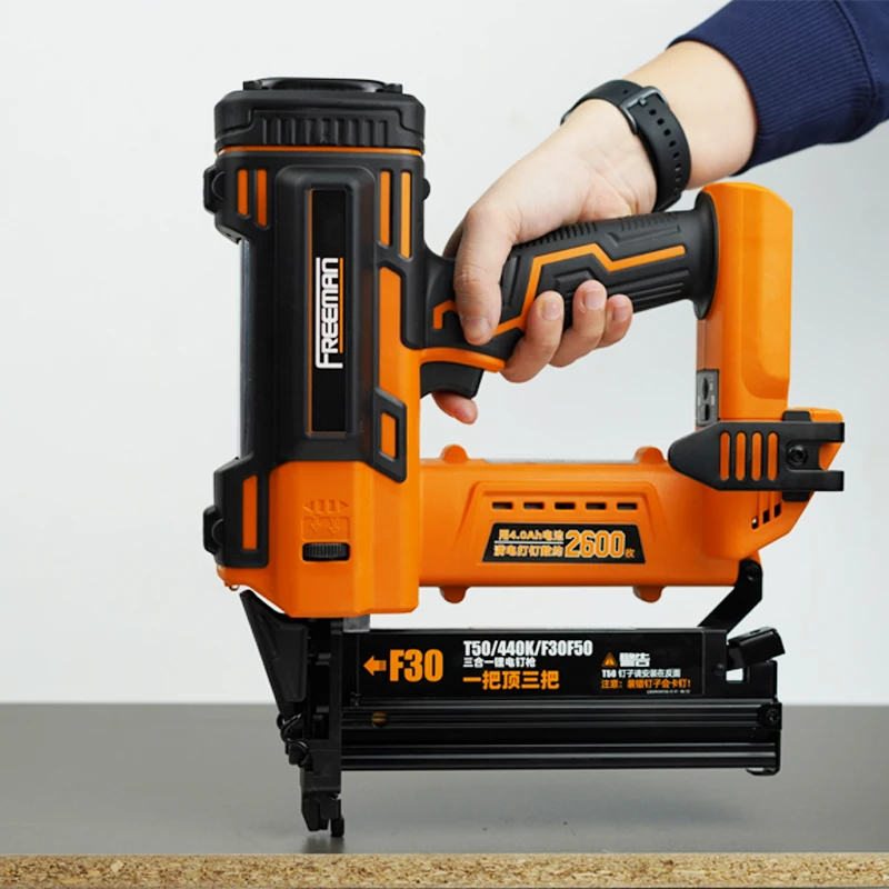 

Freeman 16 18 Gauge F50 9040 T50 3-in-1 Electric Lithium-ion Cordless Industrial High Capacity Carpentry Brad Nailer Finish Nail