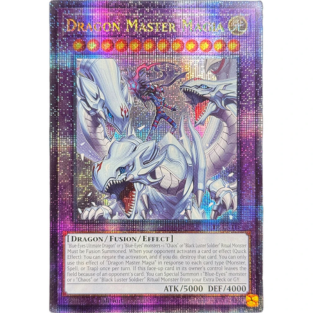 

ЮГО! Прокси игровые карты Dragon Master Magia BLTR-EN118 версия QCR DIY Коллекция Рождественские подарки Коллекционная игрушка Высокое качество