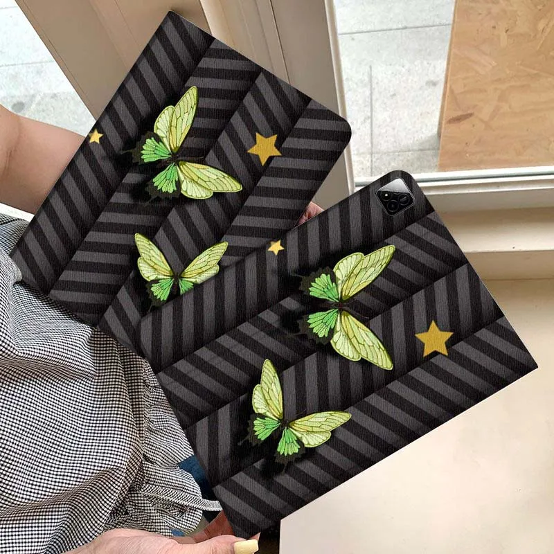 

Purple Flower Butterfly Decoration Gift Tablet Case For Xiaomi Redmi Mini Pad SE K 2 4 5 6 7 8 2023 2025 11 8.8 11.2 10.1 Pro