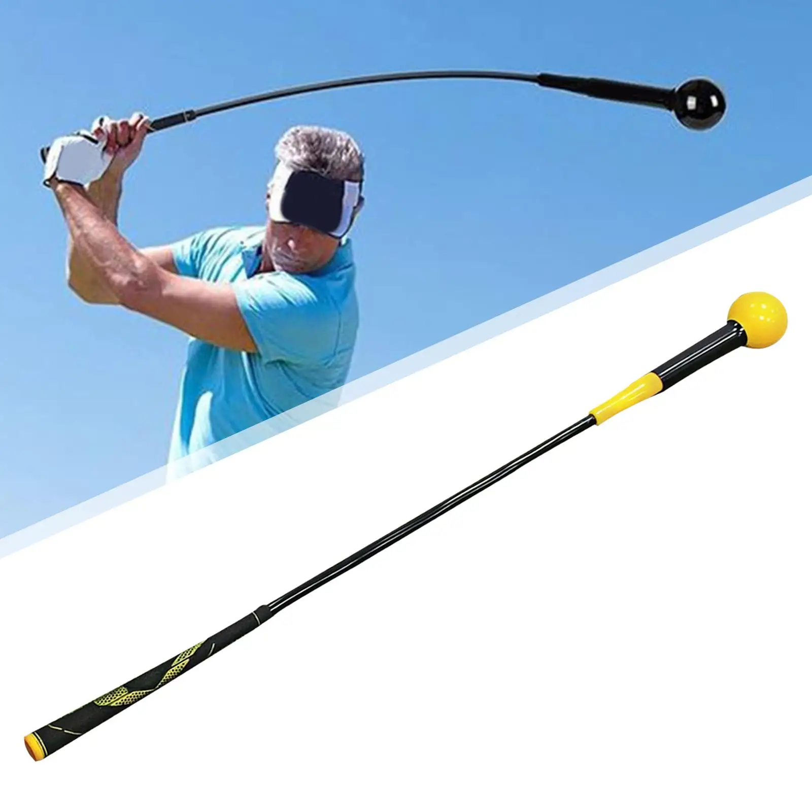 

Golf Swing Swing Stick Warm up Stick for Adults Beginners Strength Tempo Training Golfer Equipments