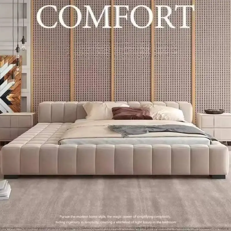 

Princess Modern Double Bed Platform Designer High Living Room Double Bed Bases Queen Daybed Camas Individuales Furniture Home