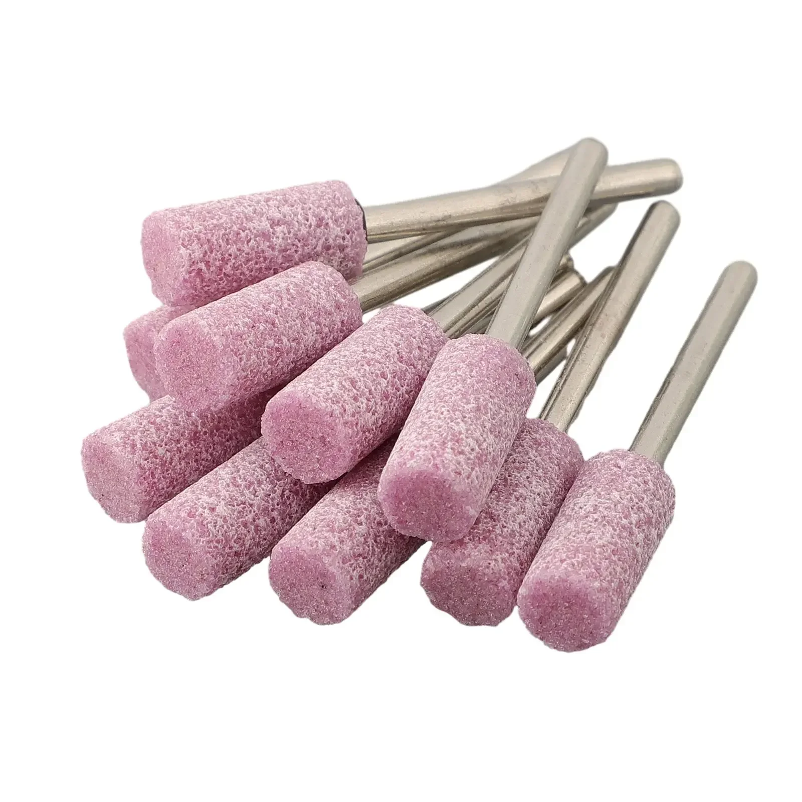 10pcs 3*8mm Drill Grinding Head Tool Assorted Ceramic Mounted Point For Mini Drill Rotary Tools Abrasive Mounted Stone