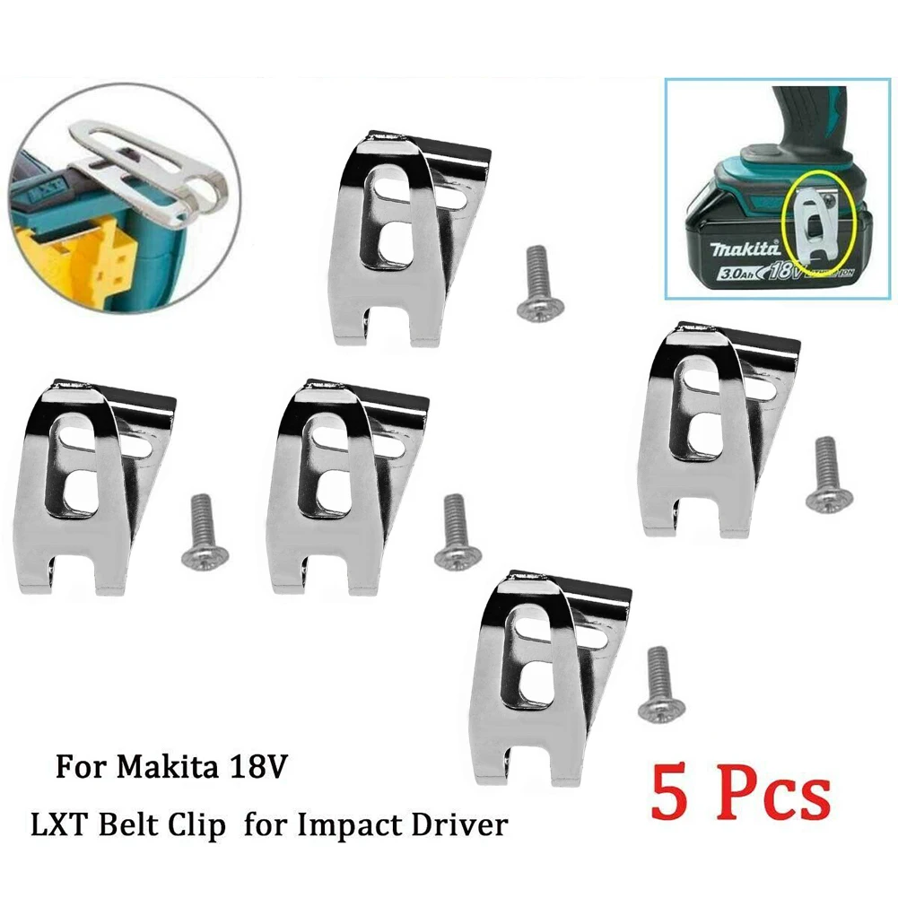 Makitafo Belt Hook Clip&Bit Holder + Screws For Belt Hook Clip Bit Holder With Screws 18V Impact Drill Driver LXT 47/57mm