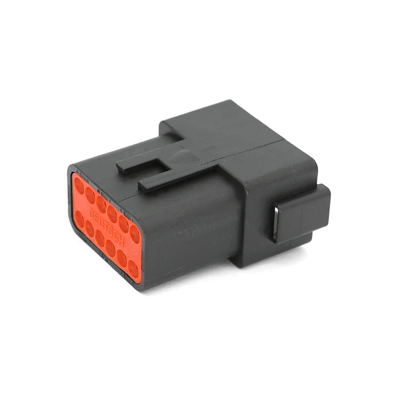 DT04-12P-E004/DT04-12PA-E004 12핀 검정색 DEUTSCH 자동차 커넥터 방수 수컷 헤드(수컷 단자 포함) 1060-16-0122