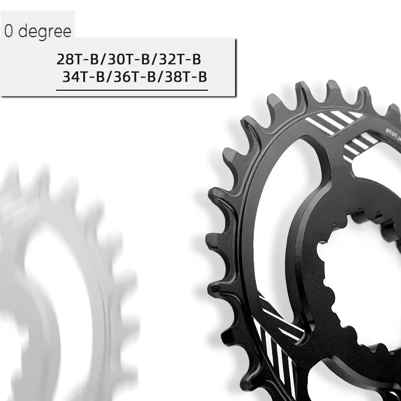 Prowheel mountain bike MTB GXP chainring 0 Degree disc direct mounted bicycle Crankset Offset 0mm 28t32t34t36t38t Aluminum Alloy