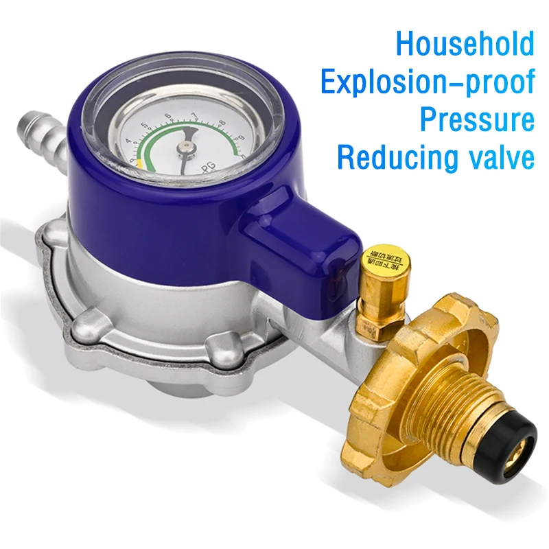

Регулятор давления для бытовых баллонов с манометром, безопасные взрывозащищенные клапаны, клапаны низкого давления для приготовления пищи