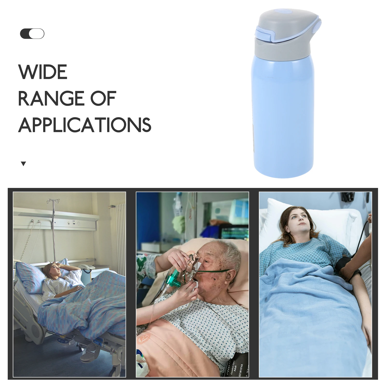 

Чашка для воды для пациентов, нержавеющая сталь, ПП, защита от проливания, защита от удушья, кружка для питья для пожилых людей с ограниченными возможностями, беременных, прикованная к постели, для беременных