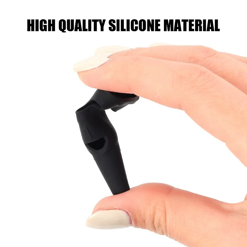 6-1 قطعة غطاء الاصبع اللمس سيليكون أقلام ستايلس حساسية عالية الاصبع حالات شاشة ألعاب الهاتف المحمول الإبهام حامي الحالات