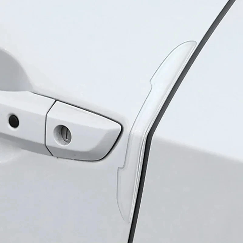 

4-24 шт. защитных наклеек для дверей автомобиля, защита от столкновений, защитные накладки на боковые края, защитная полоса для зеркал заднего вида