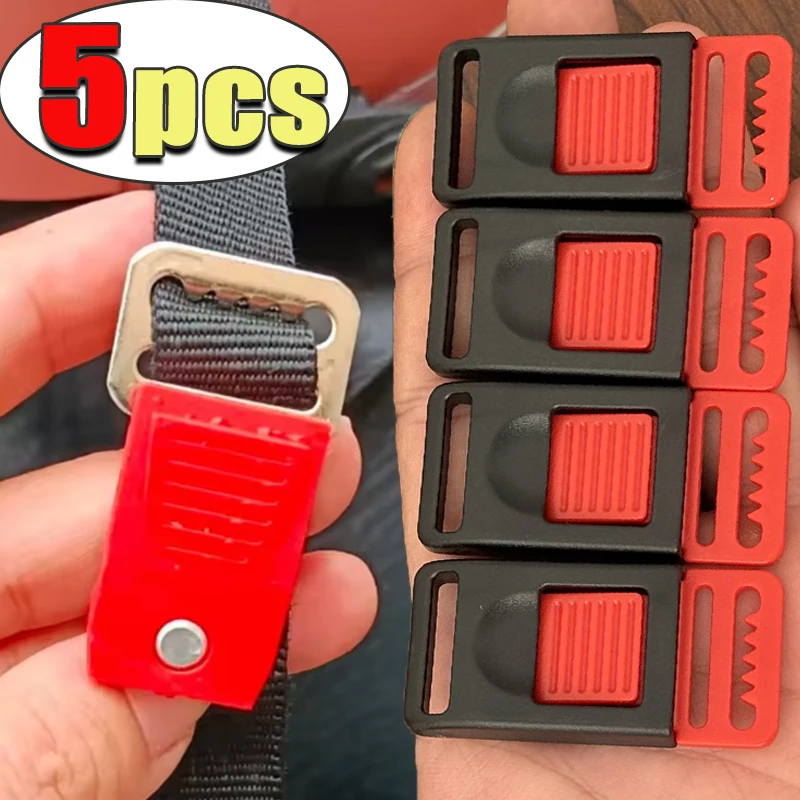 

5 шт. быстроразъемная пряжка для ремня подбородка мотоциклетного шлема, адаптер для ремня подбородка шлема из нержавеющей стали, черный, красный защитный аксессуар