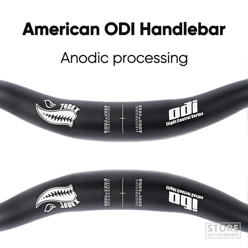 ODI Mountain Bike Handlebar 31.8mm 760mm XC AM DH Bicycle  High-Strength Aluminum Alloy MTB Riser Bar Cycling Parts