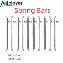 10pcs/ lot Quick Release Link Pins width 18mm 20mm 22mm 24mm 1.5mm Diameter Spring Bars for Smart watch Strap Bracelet