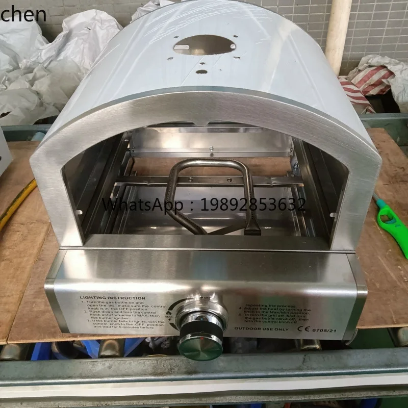 ACC Pizza Oven Fully Automatic Bread Toaster Double-Sided Countertop Constant Temperature Heating Flatbread Oven