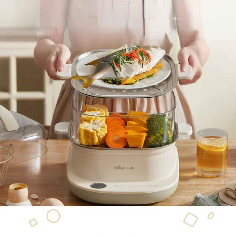 Multifunctional Electric Steamer Small Steam Pot Multi-Layer Large Capacity Breakfast Machine Electric Steamer Fantastic Steamer