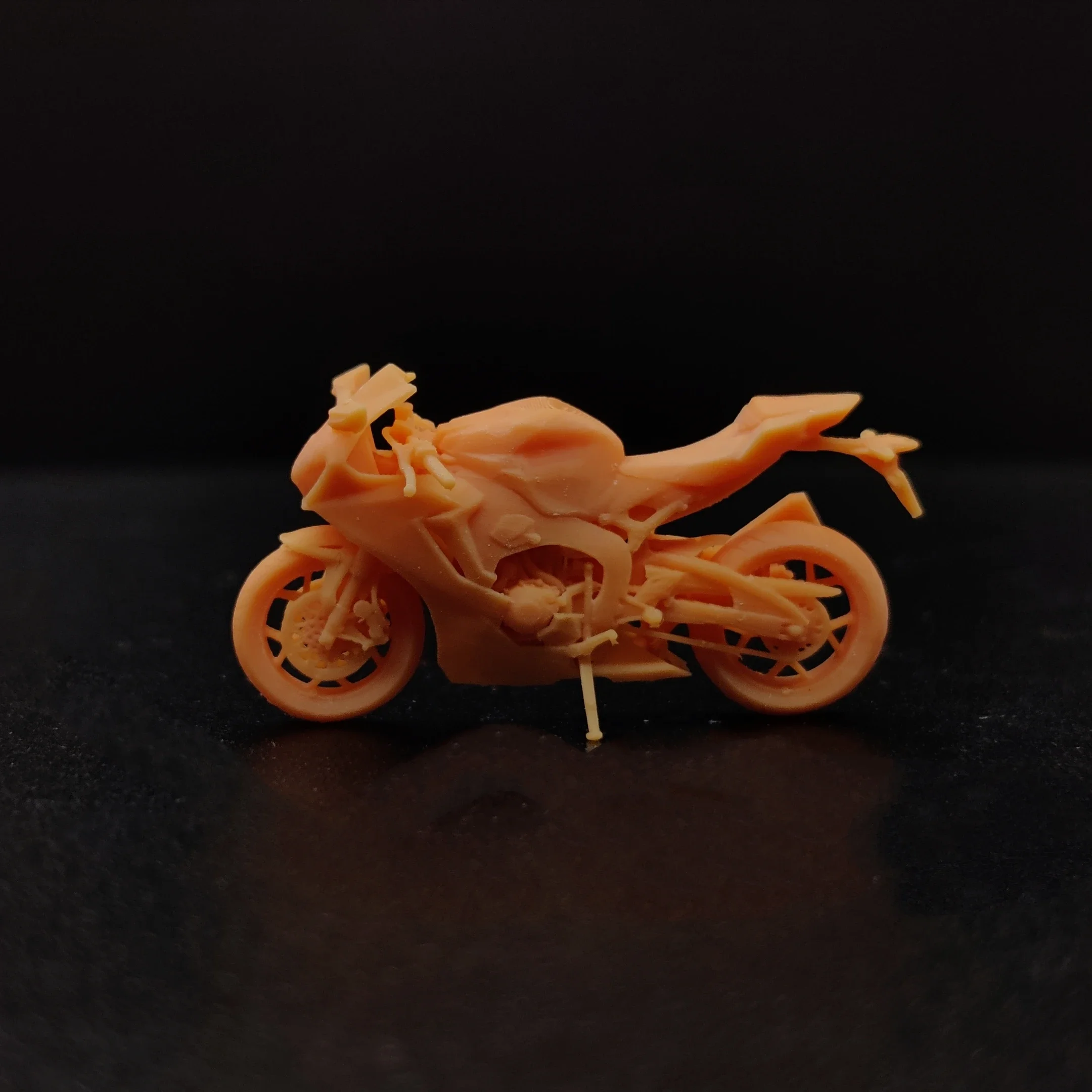 1/64 Modell Modell Harz Motorrad cbr1000rr Feuer klinge ungefärbte Miniatur Diorama hand bemalt t615