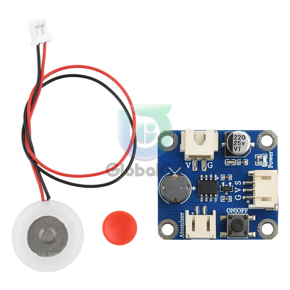 DC3-4.5V Mini Ultrasonic Spray Humidifier Atomizer Driver Module DIY Humidifier Kits Single-Chip Programming Control