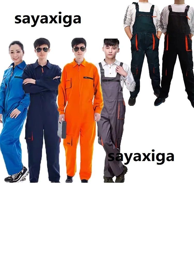 Work Overall Uniform Men Women Working Coveralls Welding Suit Car Repair Workshop Mechanic Plus Size Clothes Dungaree carpentry