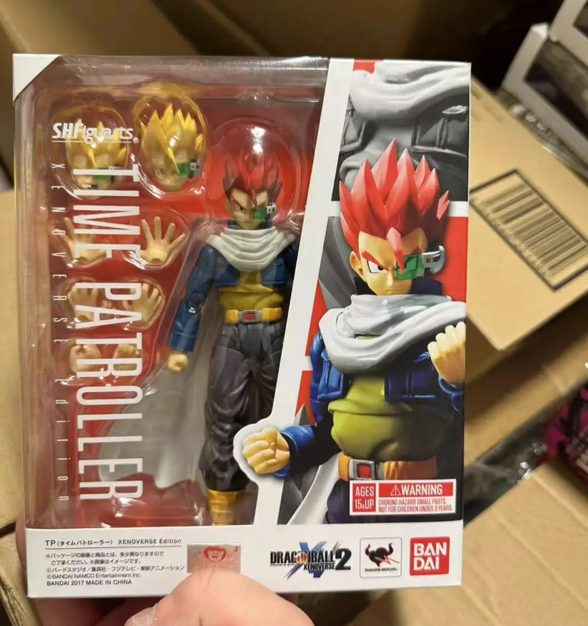 

100% Original Bandai S.H. Figuarts SHF Time Patroller XENOVERSE Edition Dragon Ball In Stock Anime Collection Figures Model