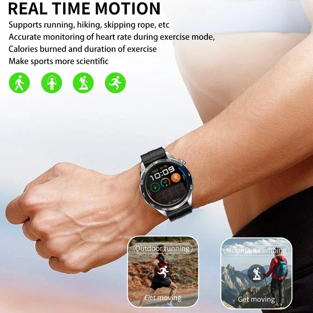 Nuovo Q83 4G SIM Card Astuto Della Vigilanza Degli Uomini GPS Ftiness Orologio IP68 Impermeabile 1.43 pollici Chiamata Bluetooth Smartwatch Per Android IOS