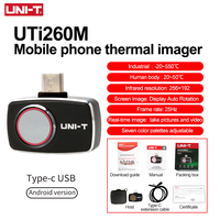 UNI-T Thermal Imager For Mobile Phone UTI260M UTI256M 256x192 Pixel Thermal Imaging Camera Water Pipe Floor Heating Detection