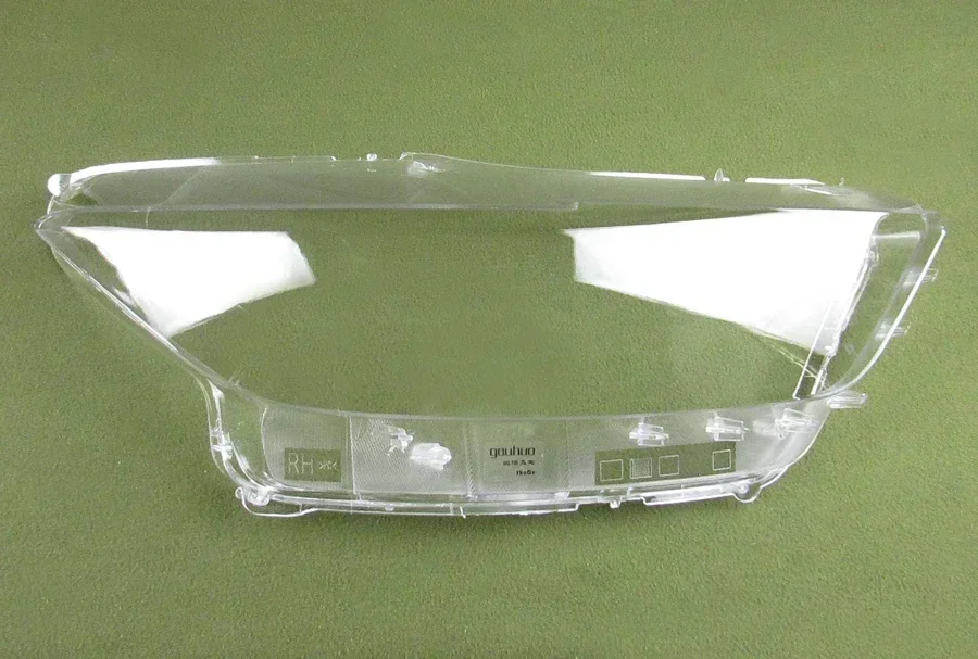 For Ford Mustang 2014 2015 2016 2017 Headlamp Cover Transparent Lamp Shade Headight Shell Plexiglass Replace Original Lampshade