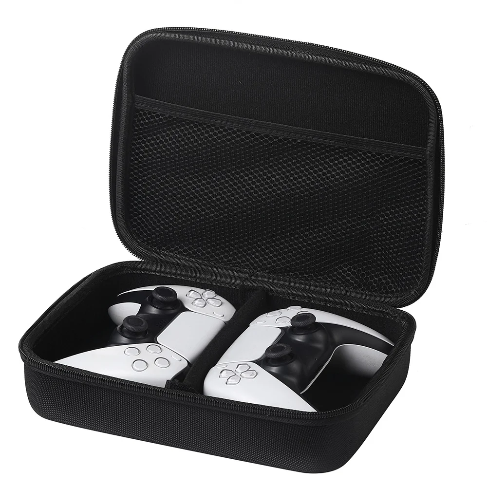 PS5 / PS4 Controller Case, Dual Gaming Controller Protective Hard Shell, PS5 Two Controllers Travel Carrying Bag EVA Material