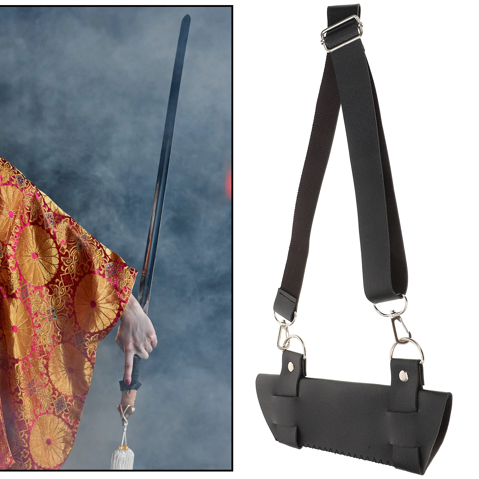 

Reusable Sword Frog Belt Artificial Holder Modern Shoulder Strap Renaissance Equipment Sword Belt Holder Frogs