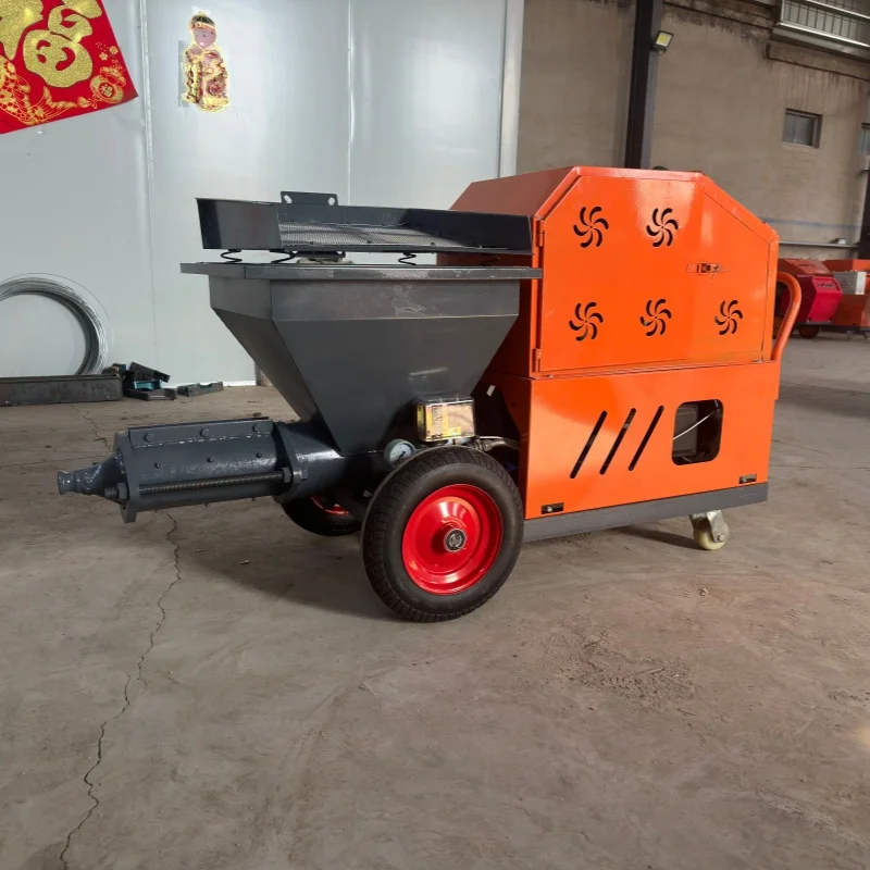 Factory direct sales of high-efficiency concrete wall plastering machine, cement plastering machine, wall mortar spraying machin