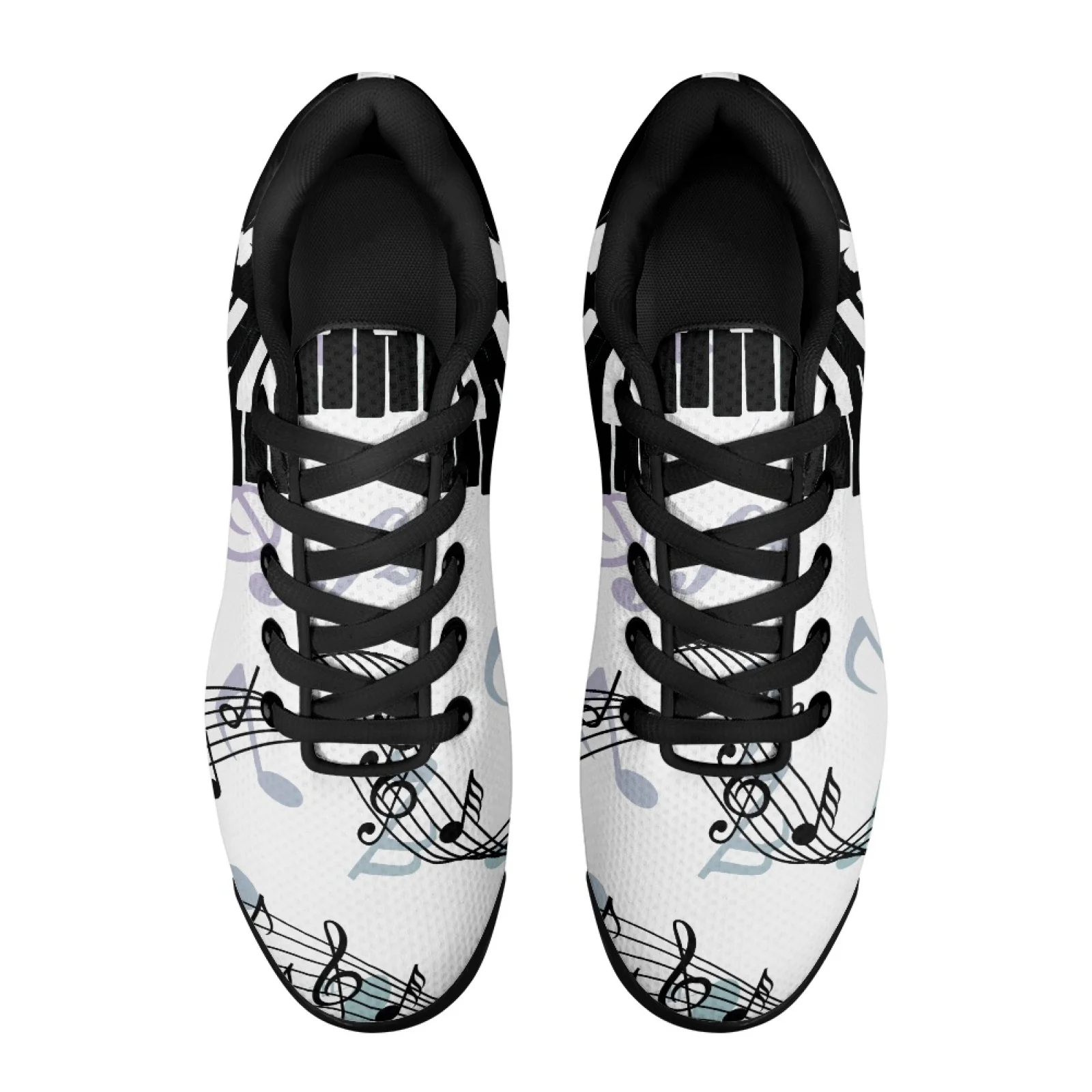 PENSTROLL Musical Notes Lightweight Air Cushion Sneakers for Adult Mesh Cross Trainers Fashion Sneakers
