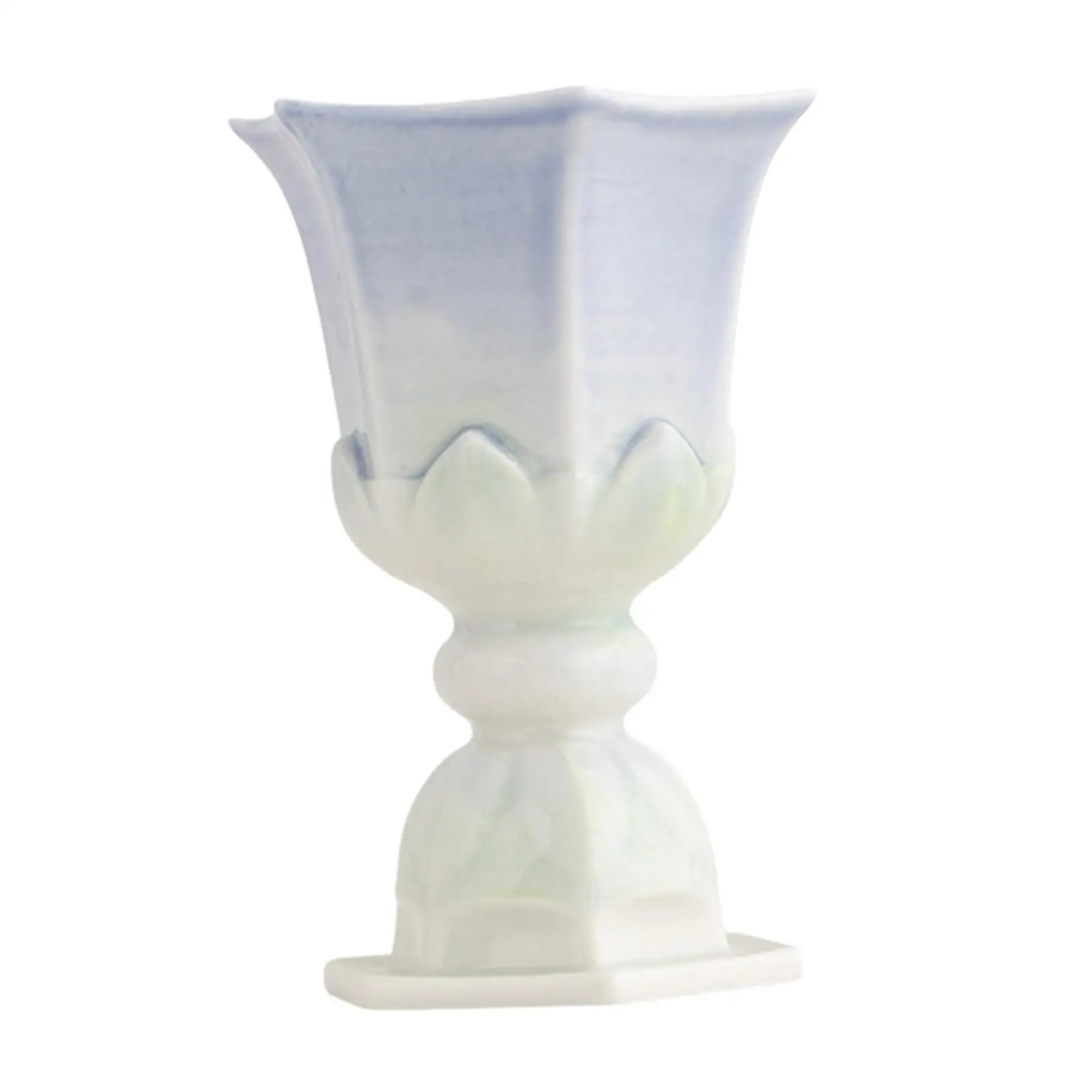 Candlestick Holder Desktop Lotus Candle Holder for Home Mantel Anniversary