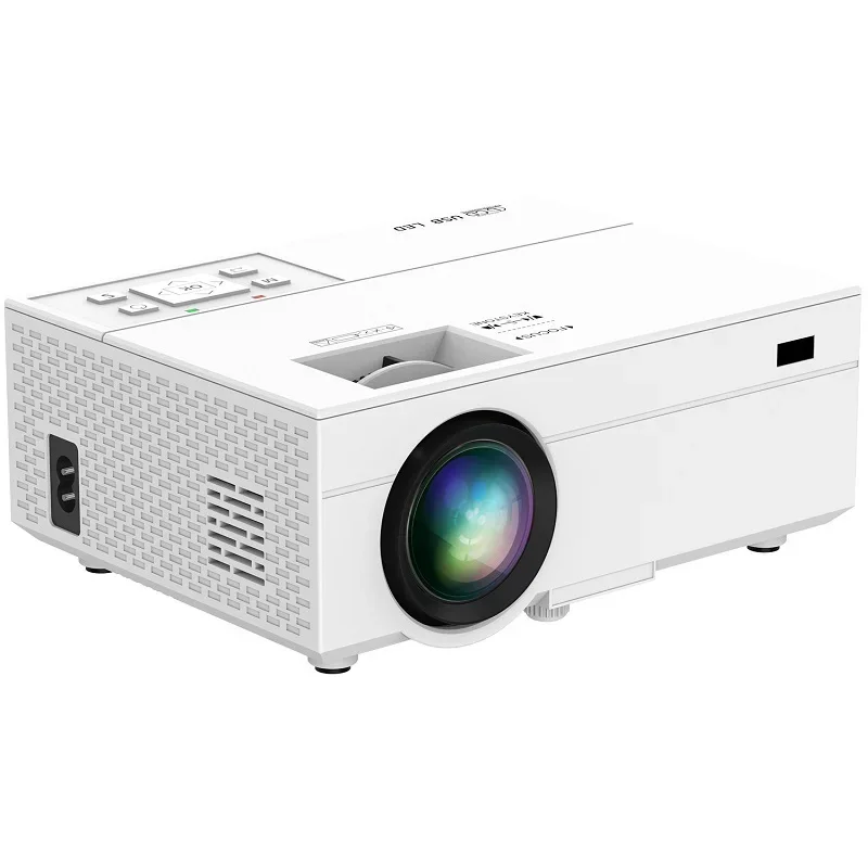 Factory Mini 720P Smart LED Projector with WiFi Built-In Speaker Portable Indoor Outdoor Use Home Mobile Cinematic Experience