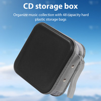 40 Disc Portable Double-side CD DVD Storage Sleeve Case Plastic Universal Wallet Album Storage Sleeve Electronics Accessories