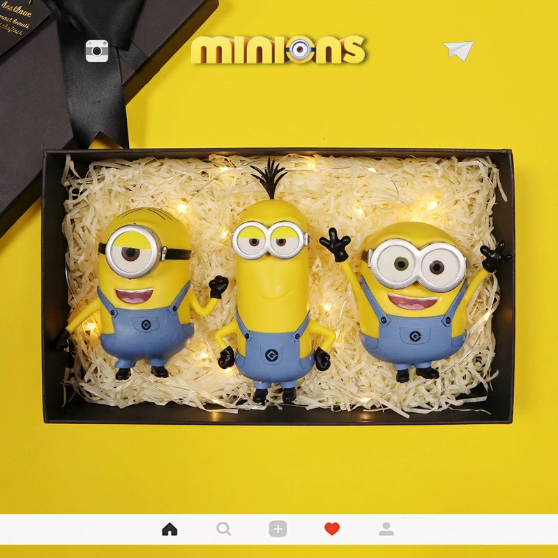 

Genuine Little Yellow Man Handmade Skilled Thief Daddy Universal Studios Beijing Same Desktop Car Kit Gift Doll