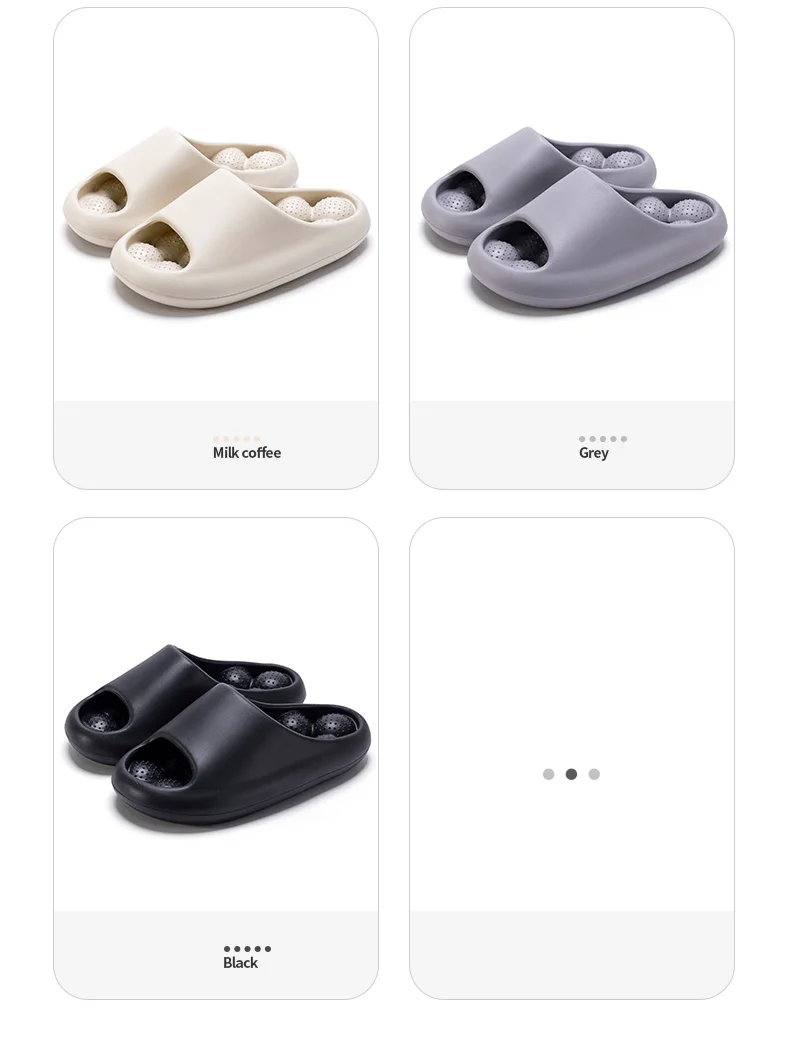 TZLDN Ergonomische EVA-Badehausschuhe für Unisex, wasserlaufsichere Massage-Hausschuhe, bequeme, atmungsaktive Freizeit-Hausschuhe – Detail 9