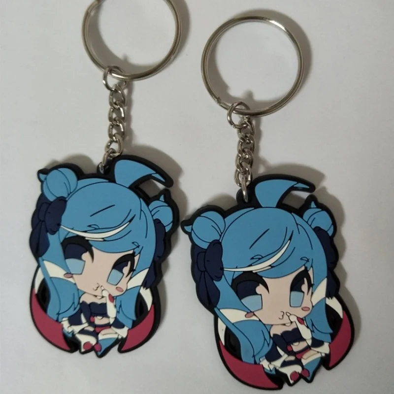 customized blue cartoon key ring gifts