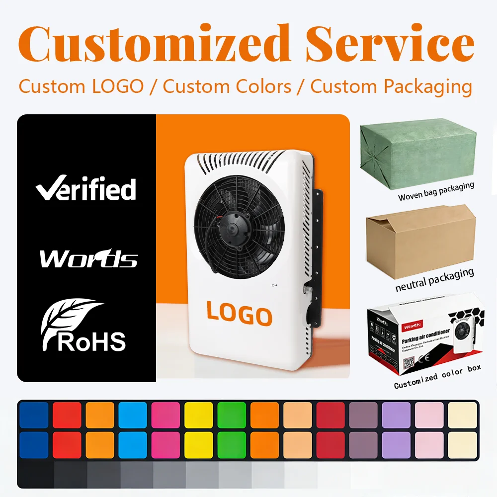 

Wholesale Auto Air Conditioning 12V 24V Electric Truck Air Conditioner Car Parking Cooler for Tractor