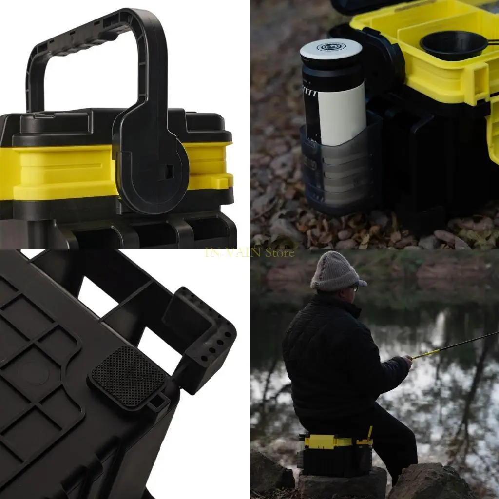 

M5TC Smarted Lock Technology Чехол для хранения рыболовного сиденья с несущей ручкой, многофункциональная сетка и защита от