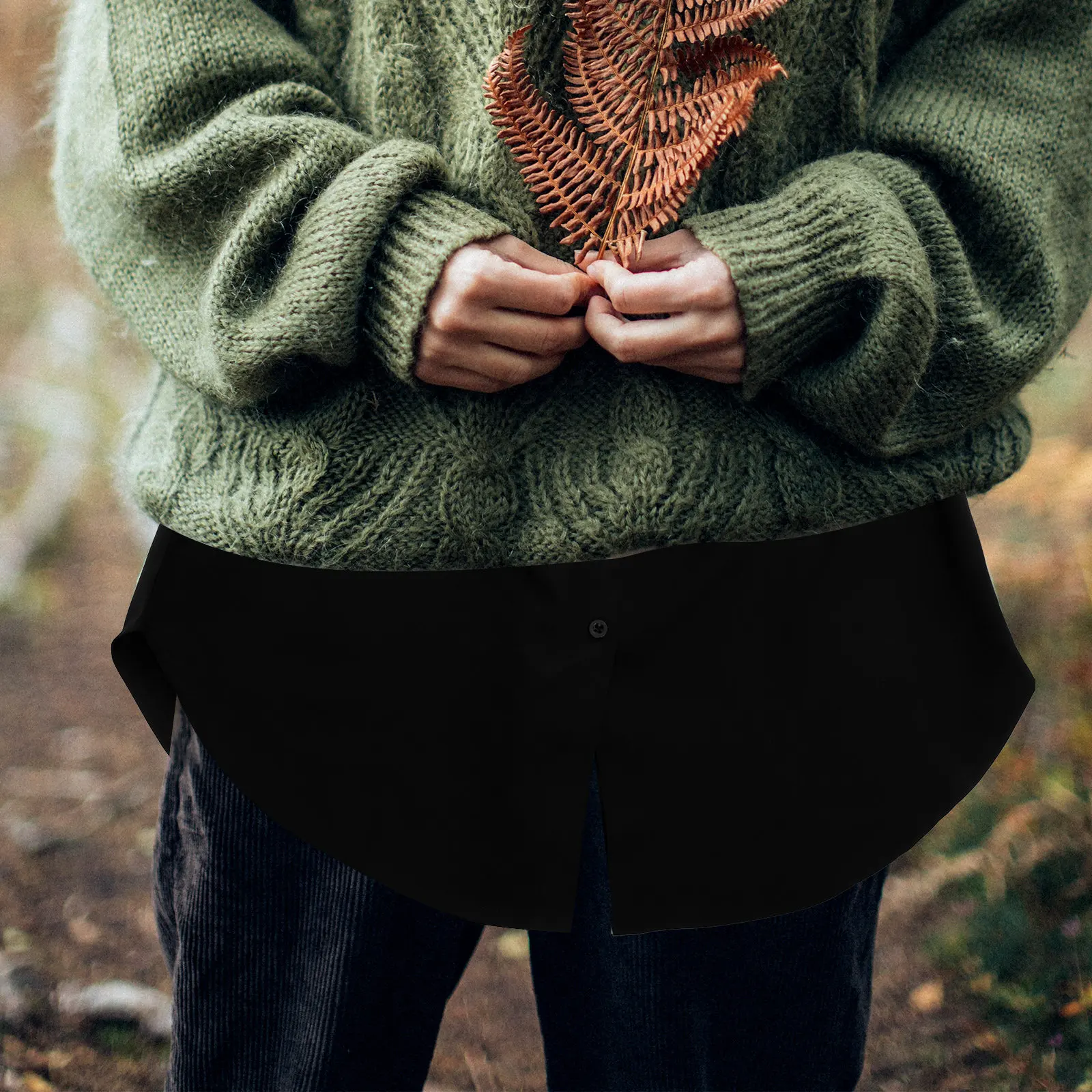 

Женская удлинительная юбка-накладка для многослойного ношения, гладкая, облегающая талию, подчеркивающая изгибы фигуры, для профессиональной рабочей одежды