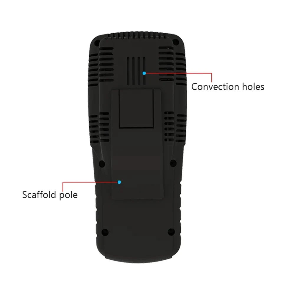 Moniteur de qualité de l'air multifonction avec écran LCD, détecteur de gaz composé, TVOC, mesure des organiques volatils