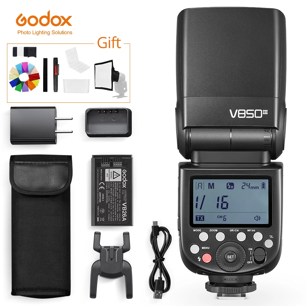 Godox V850III 76W Wireless Speedlite for Canon Nikon Sony