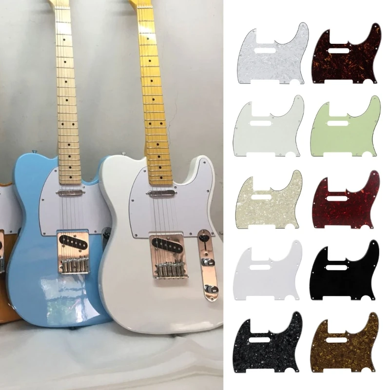 Tl-scratch Plate dla USA/meksyku tele-telecaster gitara wielobarwna gitara elektryczna Pickguard Scratch elementy pลyt 24BD