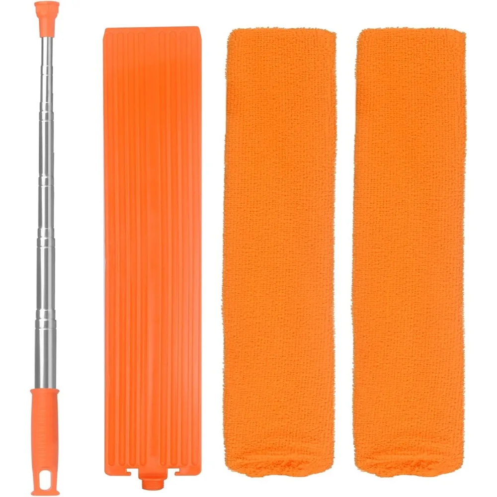 

Retractable Gap Dust Cleaner Brush with Long Handle 30 to 100 inches, Cleaning Tools with 2 Microfiber Dusting Cloths, Extendabl