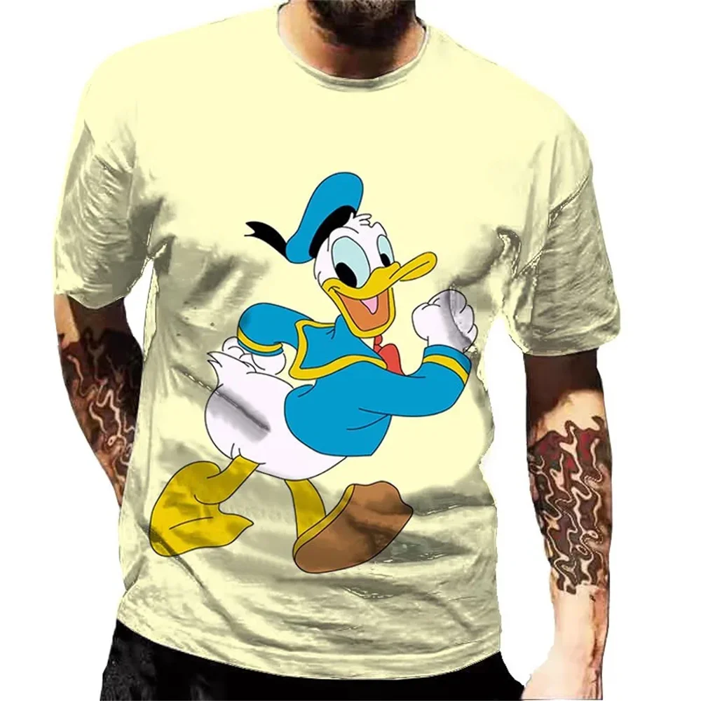 

Новая футболка с 3d принтом Disney Donald Duck, модная футболка, летняя одежда для беременных, повседневные футболки с короткими рукавами в стиле хип-хоп с героями мультфильмов