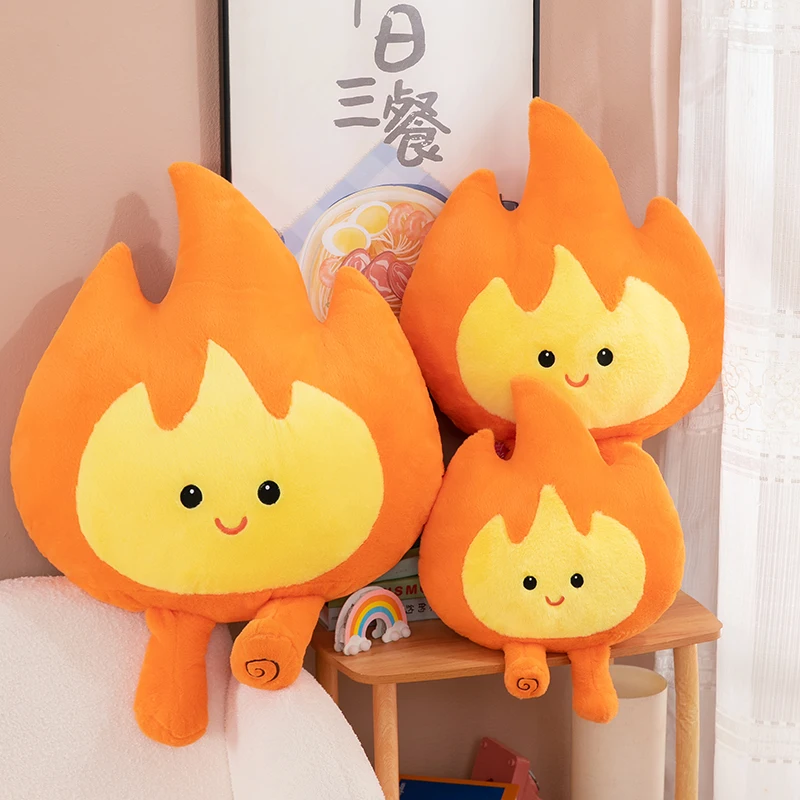 

Популярная плюшевая игрушка-пламя 45/80 см для зимнего уюта, украшение для дивана в гостиной, кукла-пламя, подарок на праздник и день рождения