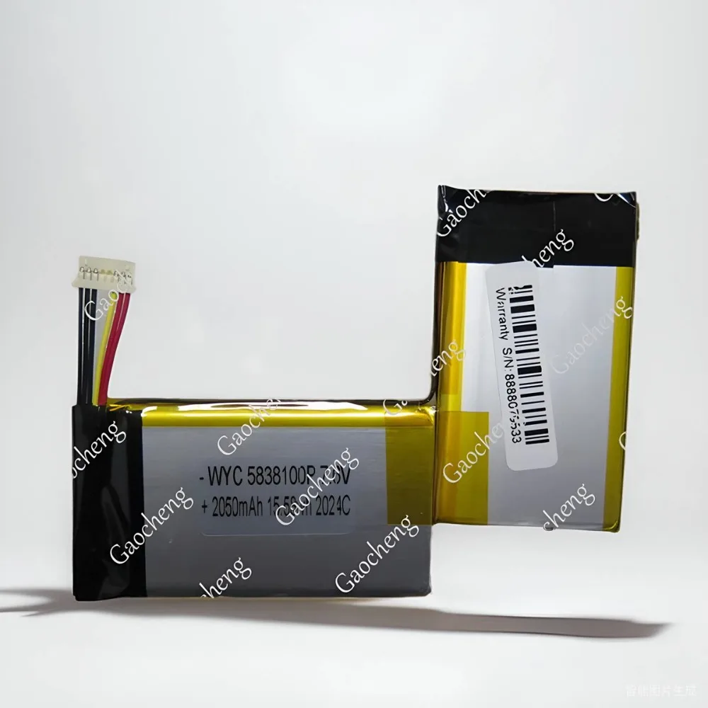 High quality products for wyc 5838100p 7.6v 2050mah 8pin6 wire replacement battery (check the old battery plug and size)