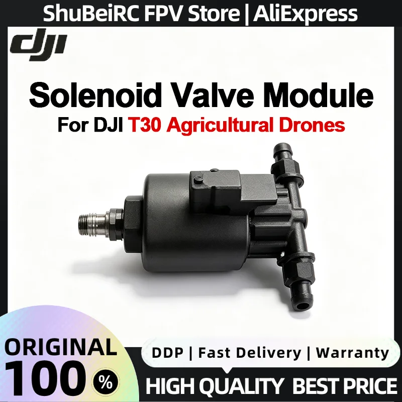 100%Original DJI T30 Solenoid Valve Assembly Electromagnetic Valve Module for DJI Agras T30 Plant Protection Agricultural Drones