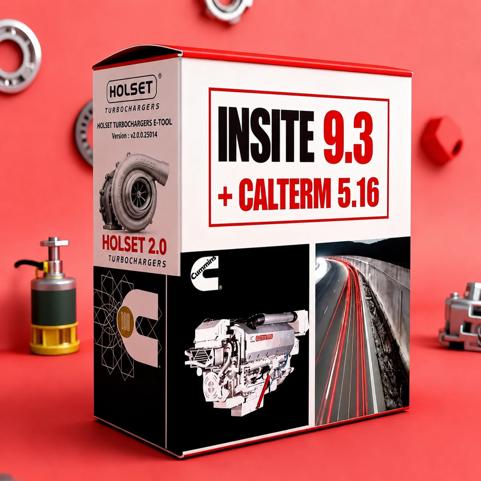 2026 Newest Cummins Insite 9.3 Pro + Holset Etool 2.0+ Callterm 5.16 Diagnostic Software Engineering Do Calibration E-tool